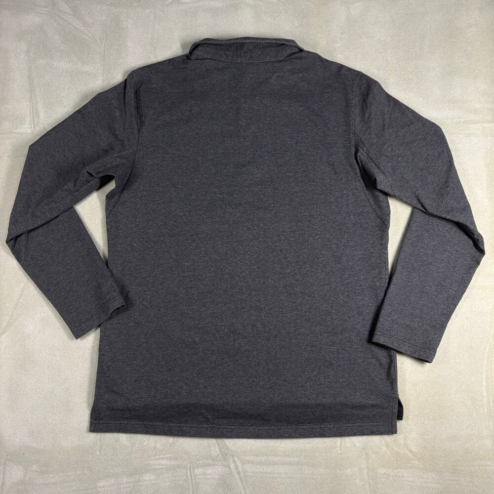 Arc'teryx Captive Long Sleeve Polo Shirt Men's Size Large Grey Preowned - Picture 3 of 4